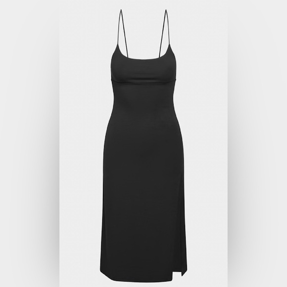 Wilfred Dresses & Skirts - Aritzia Wilfred Dreamweaver Midi Dress Black